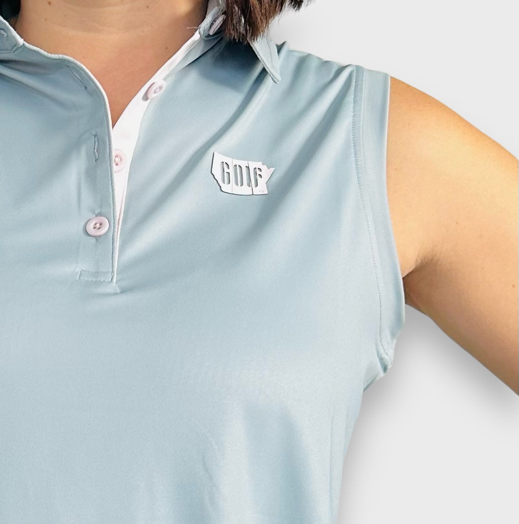 PGC Classic Womens Polo - Sage