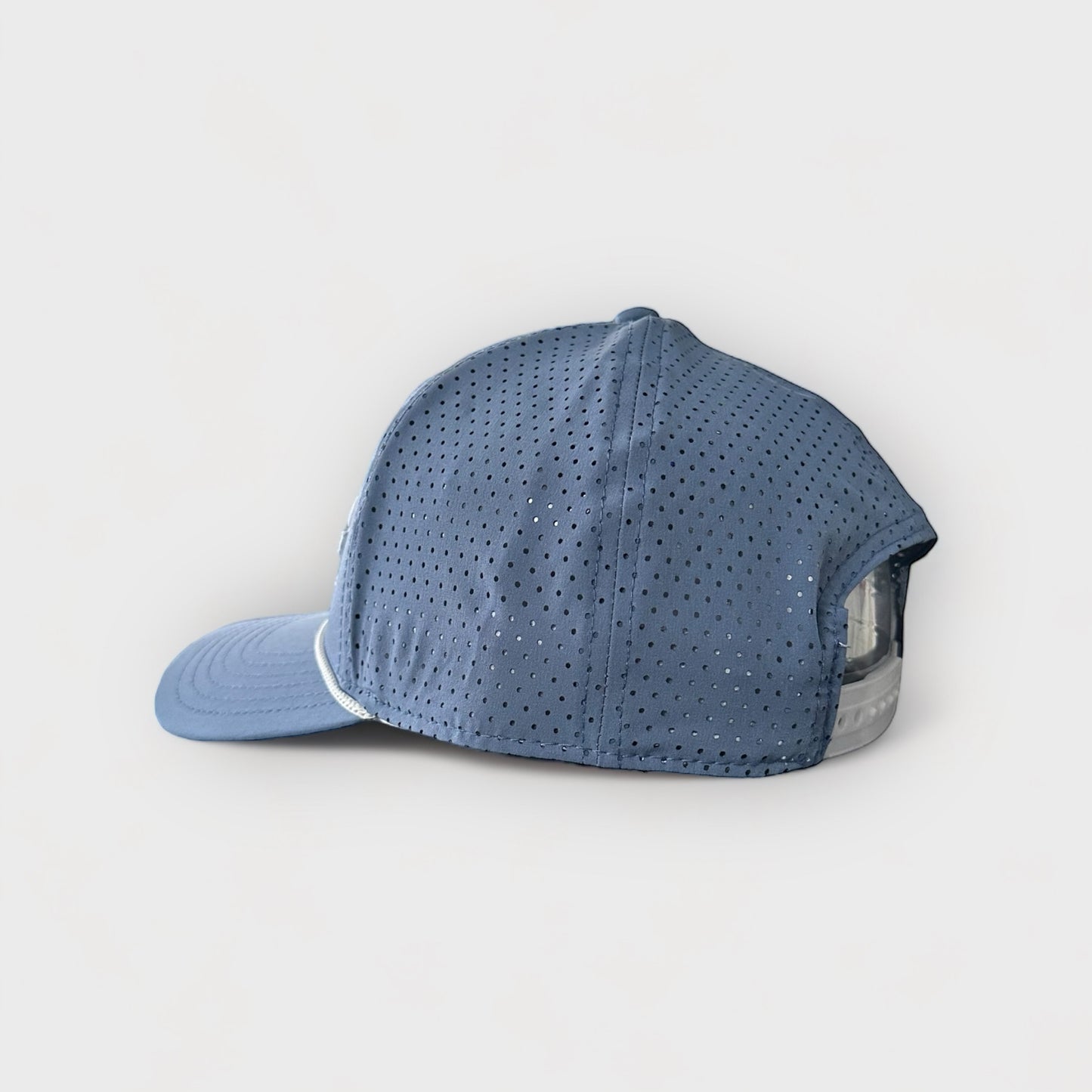 Script Rope Hat - Prairie Blue / White