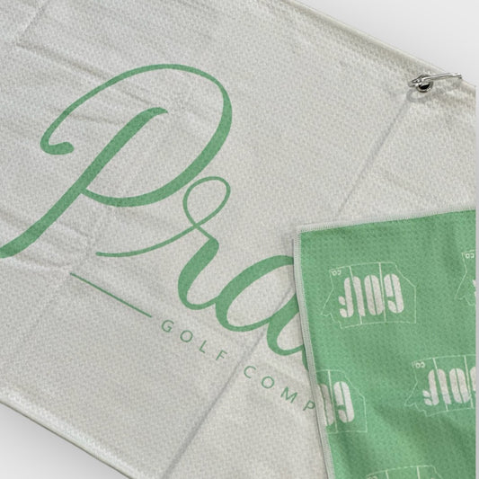 PGC Towel - Green/White